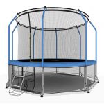 БАТУТ I-JUMP ELEGANT 14FT Green/Blue.