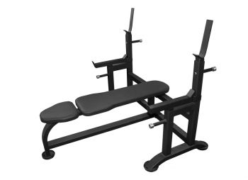 Скамья для жима с упорами (усиленная) PROFIGYM 2СК-0040-H ― ФИТНЕСЦЕНТР.ru
