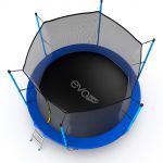 Батут EVO Jump Internal 10ft с внутренней сеткой и лестницей (зеленый/синий).