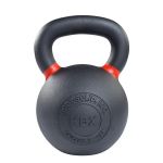 Гиря Original FitTools 32 кг чугунная красный кант