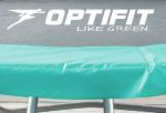 Батут Optifit Like Green 16Ft С Зелено-Желтой Крышей