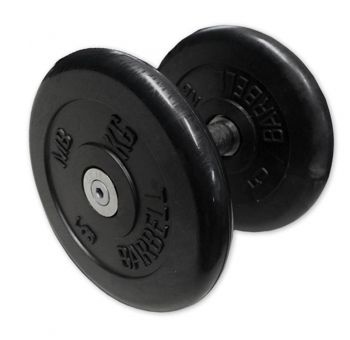 Гантель BARBELL неразборная черная 13,5 кг MB-FdbM-B13,5 ― ФИТНЕСЦЕНТР.ru