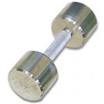 Гантель хромированная для фитнеса BARBELL 8 кг MB-FitM-8