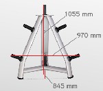 BRONZE GYM H-041 Подставка для дисков