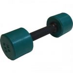 Гантель BARBELL обрезиненная с обрезиненной ручкой 4 кг, цветная MB-FitC-4