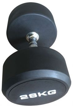 Гантель фиксированная, обрезиненная JOHNS 16 кг. (74012-16) ― ФИТНЕСЦЕНТР.ru