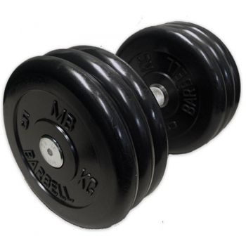 Гантель BARBELL неразборная черная 31 кг MB-FdbM-B31 ― ФИТНЕСЦЕНТР.ru