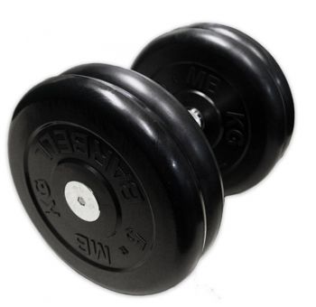 Гантель BARBELL неразборная черная 23,5 кг MB-FdbM-B23,5 ― ФИТНЕСЦЕНТР.ru