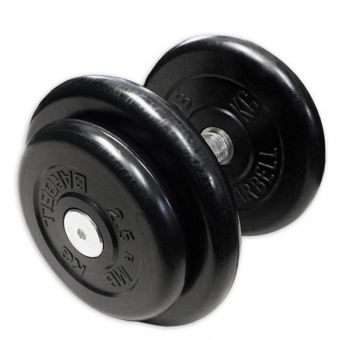 Гантель BARBELL неразборная черная 16 кг MB-FdbM-B16 ― ФИТНЕСЦЕНТР.ru