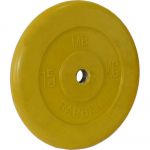 Диск обрезиненный цветной BARBELL 15 кг., d 26мм