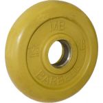 Диск обрезиненный цветной BARBELL 1,25 кг., d 26мм