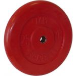 Диск обрезиненный цветной BARBELL 25 кг., d 31мм