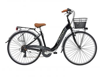 Комфортный велосипед Adriatica Relax 28, черный, 6 скоростей, размер рамы: 450мм (18) ― ФИТНЕСЦЕНТР.ru