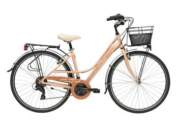 Комфортный велосипед Adriatica Sity 3 Lady, бежевый, 6 скоростей, размер рамы: 450мм (18) ― ФИТНЕСЦЕНТР.ru
