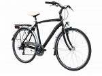 Комфортный велосипед Adriatica Sity 3 Man, черный, 18 скоростей, размер рамы: 550мм (21)
