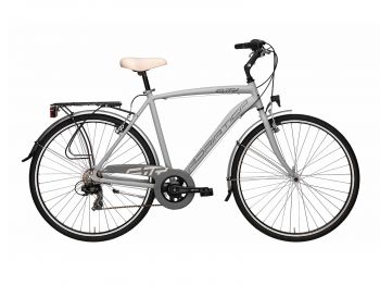 Комфортный велосипед Adriatica Sity 3 Man, серый, 18 скоростей, размер рамы: 550мм (21) ― ФИТНЕСЦЕНТР.ru