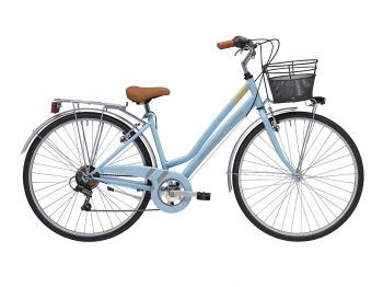 Комфортный велосипед Adriatica Trend Lady, голубой, 6 скоростей, размер рамы: 450мм (18) ― ФИТНЕСЦЕНТР.ru