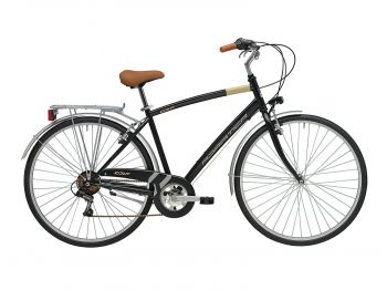 Комфортный велосипед Adriatica Trend Man, черный, 6 скоростей, размер рамы: 500мм (19,5) ― ФИТНЕСЦЕНТР.ru